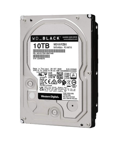WD101FZBX - WESTERN DIGITAL 10TB 7200RPM SATA 3.5" HDD