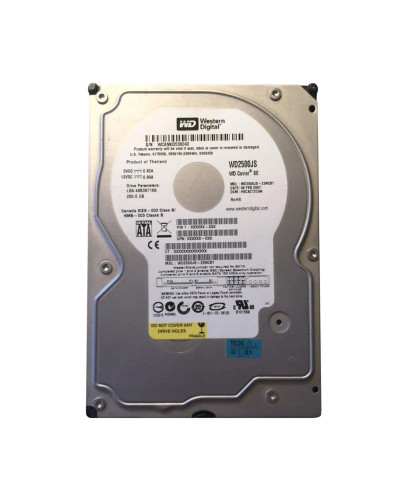 WD2500JS - WESTERN DIGITAL 250GB 7200RPM SATA 3.5" HDD