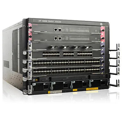 JG820A - HP 10504 8U 2 MPU 4 Fabric 4 I/O Switch Chassis