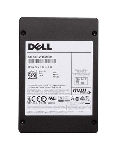 DELL Y3XT2 6.4TB NVMe SSD for Dell EMC 14G PowerEdge Server - PCIe 3.0 x4/8, 2.5 Enterprise Solid State Drive