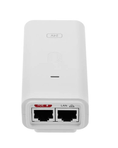 POE-24-7W-G-WH - Ubiquiti 7W 24V 0.3A Gigabit PoE Adapter