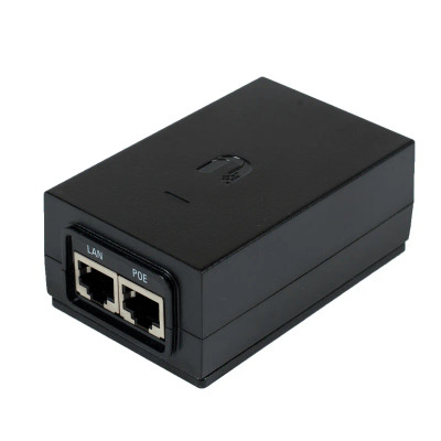 Ubiquiti 48V DC 0.5A 24W PoE Adapter for Powering Devices in Networks