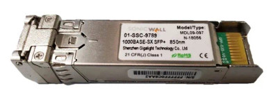 01-SSC-9789 - SonicWall 1.25Gb/s 1000Base-Sx Multi-Mode Fiber 550m 850nm Duplex LC Connector SFP Transceiver