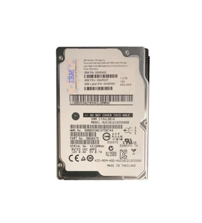 IBM 00AR327 1TB 10K RPM SAS 12.0Gbps 2.5128MB Cache Hard Drive