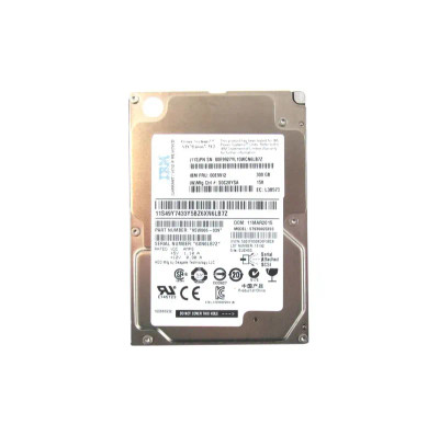00E9912 - IBM 300GB 15000RPM SAS 6Gb/s 2.5" HDD