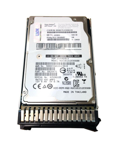 00E9924 - IBM 1.2TB 10000RPM SAS 6Gb/s 2.5" HDD