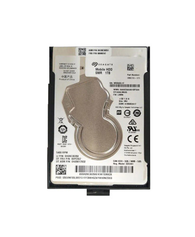 00HM747 - Lenovo 1TB 5400RPM 2.5" SATA 6Gb/s HDD