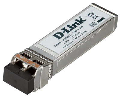 DEM-435XT-DD - D-Link 10GBase-LRM 10Gb/s Multi-Mode Fiber 220m SFP+ Transceiver Module