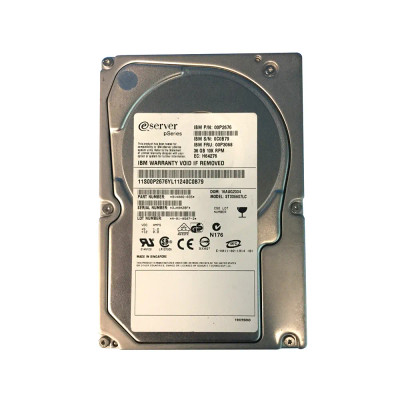 00P3068 - IBM 36.4GB 10000RPM Ultra320 SCSI 80-Pin 3.5" HDD