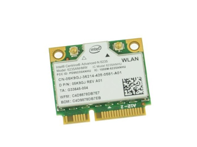 05K9GJ - Dell Intel Centrino 6235ANHMW Advanced-N 6232 WLAN Wireless Wi-Fi Card