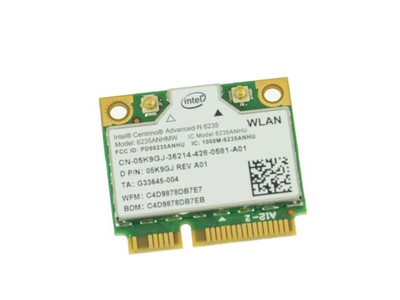 Dell Intel Centrino 6235ANHMW Advanced-N 6232 WLAN Wireless Wi-Fi Card for ProLiant DL360p Gen8 servers