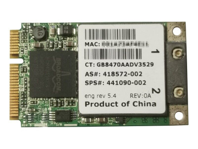 418572-002 - HP 802.11b/g Wireless Mini PCI-Express Network Adapter