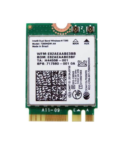 717380-001 - HP Wireless-N 7260NB Dual Band 802.11a/b/g/n WiFi Network Adapter