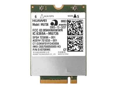 723896-001 - HP Mini PCI HSPA+ GPS Wireless Broadband Module