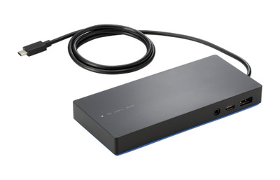HP Elite X2 1012 G1 USB C Docking Station for T3V74UT#ABA, compatible with HP laptops, sleek design, essential accessory