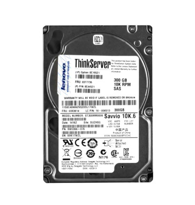 03T7736 - Lenovo 300GB 10000RPM SAS 6Gb/s 2.5" HDD