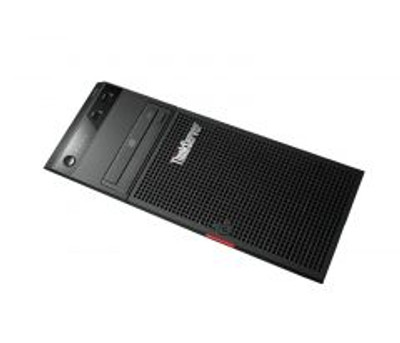 Lenovo ThinkServer TD350 Front Bezel 00FC308 - Black plastic front panel for server rack cabinet.