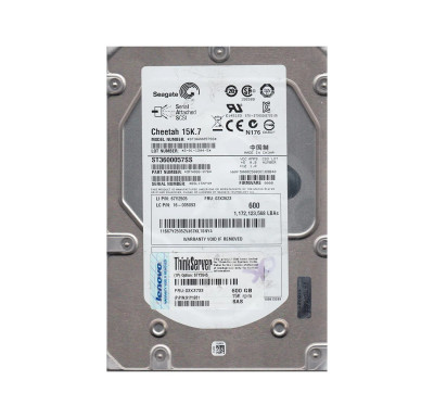 Lenovo 600GB SAS Hard Drive 15000RPM 3.5 16MB Cache - Compatible with Servers - Data Storage Soluti