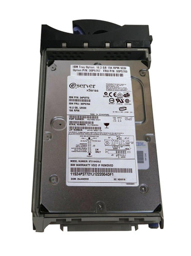IBM 18GB 15000RPM Ultra 160 SCSI 3.5 8MB Cache Hot Swap Hard Drive compatible with servers