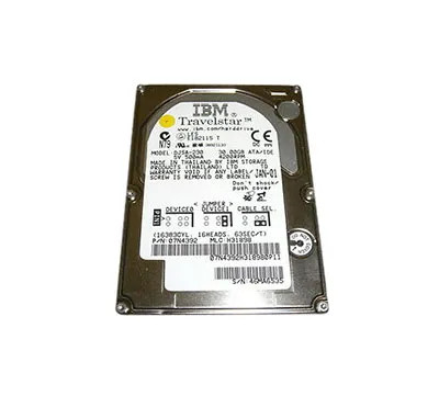 IBM 07N4392 30GB 4200RPM IDE Ultra ATA/66 ATA-5 2.5HDD