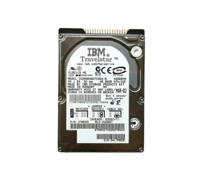 IBM 20GB 4200RPM ATA 100 2.5 2MB Cache Travelstar Hard Drive compatible with laptops and notebooks