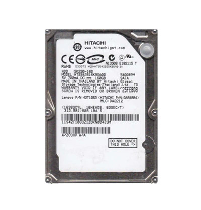 Hitachi 160GB 5400RPM SATA 2.5 Hard Drive for ProLiant DL360p Gen8 Servers