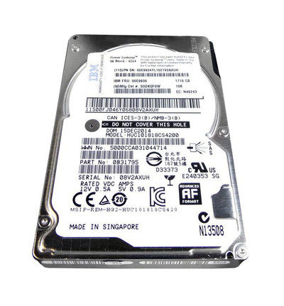0B31795 - IBM 1.8TB 10520RPM SAS 12Gb/s 2.5" HDD