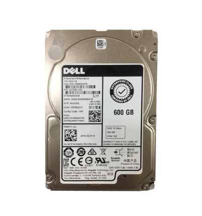 0D1F14 - Dell 600GB 10K RPM SAS 12Gb/s 2.5" HDD