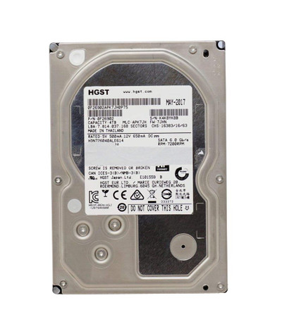 Hitachi 4TB 7200RPM SATA 6.0 Gbps 3.5 128MB Cache Deskstar Hard Drive for Data Storage