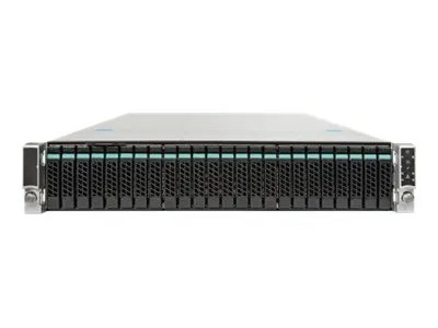 Intel JBOD2224S2DP DAS Array with RAID Support, 24 Bays, 6Gb/s SAS, 2U Rack-mountable, compatible with servers