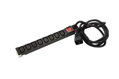 HP Power Monitoring 8.32kW PDU with 36 x IEC 320-C13 and 3 x IEC 320-C19 outlets, rack-mountable for data centers