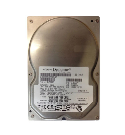 0Y30003 - Hitachi 80GB 7200RPM IDE ATA-133 8MB 3.5" HDD