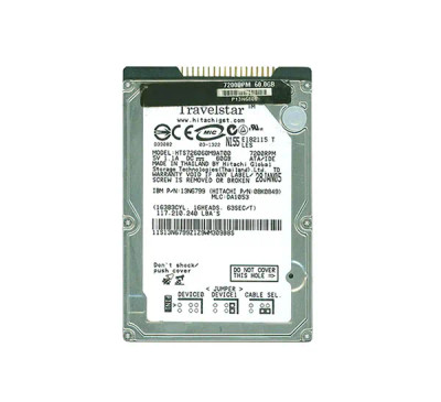 13N6799 - IBM 60GB 7200RPM IDE ATA-100 2.5" HDD