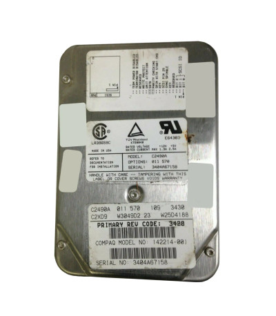142214-001 - HP 2.1GB 7200RPM SCSI Hot-Swap 50-Pin 3.5" HDD
