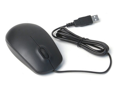 HP 2-Button USB Optical Mouse with Scrolling Wheel - 417966-001 - Computer Accessories