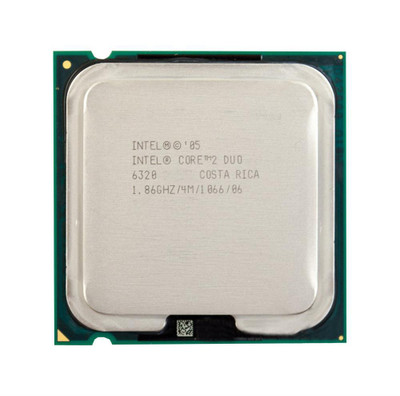 BX80557E6320 - Intel Core 2 Duo E6320 1.86GHz 1066MHz FSB 4MB L2 Cache Socket LGA775 Desktop Processor