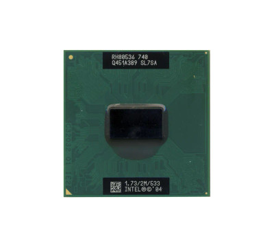 383552-001 - HP 1.73GHz 533MHz FSB 2MB L2 Cache Socket PPGA478 Intel Pentium M 740 Single-core 1 Core Processor