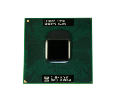 HP 2.0GHz 667MHz FSB 1MB L2 Cache Socket PGA478 Intel Pentium T3200 2-Core Processor for laptops