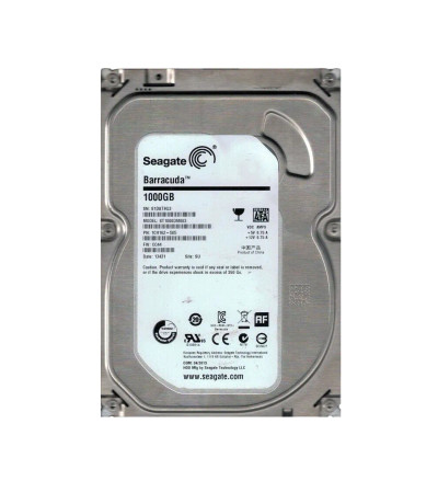 1CH162-505 - Seagate 1TB 7200RPM SATA 6Gb/s 64MB 3.5" HDD
