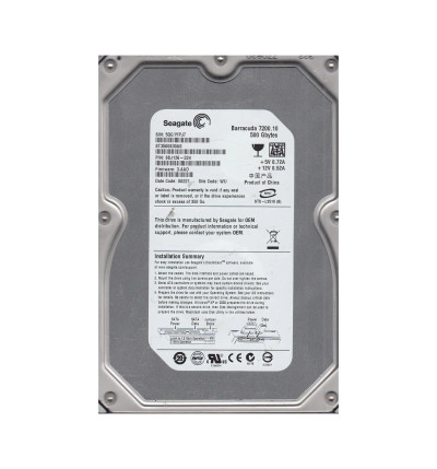 9BJ136-224 - Seagate 500GB 7200RPM SATA 3Gb/s 3.5" HDD