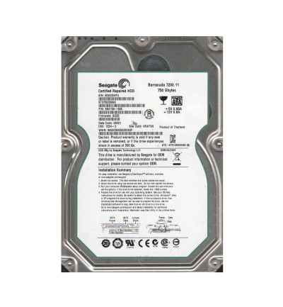 9BX156-505 - Seagate 750GB SATA 7200RPM 32MB 3.5" HDD