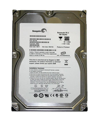 9CA156-511 - Seagate 750GB 7200RPM SATA 3Gb/s 3.5" HDD