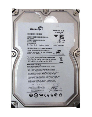 9CA158-511 - Seagate 1TB 7200RPM SATA 3Gb/s 32MB 3.5" HDD