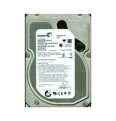 9GV168-301 - Seagate 2TB 7200RPM SATA 6Gb/s 3.5" HDD