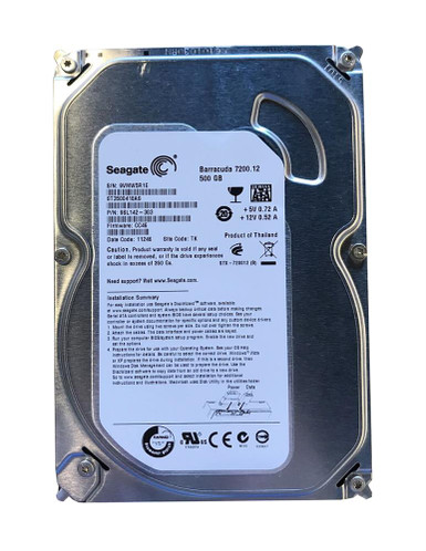 9SL142-303 - Seagate 500GB 7200RPM SATA 3Gb/s 16MB 3.5" HDD