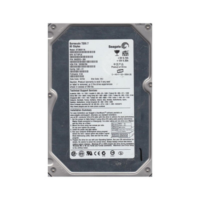 Seagate 80GB 7200RPM ATA-100 3.5-inch Hard Drive for ProLiant DL360p Gen8 Servers