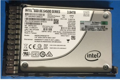 HP 3.84TB SATA 6Gb/s Read Intensive 2.5 SSD for ProLiant DL360p Gen8 Servers HP 3.84TB SATA 6Gb/s Read Intensive 2.5 SSD for ProLiant DL360p Gen8 Servers