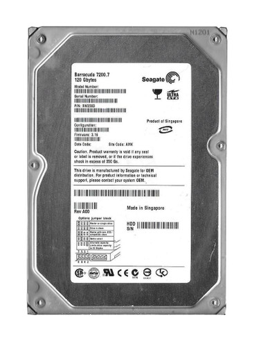 Seagate 120GB 7200RPM ATA-100 3.5 Hard Drive for ProLiant DL360p Gen8 Servers