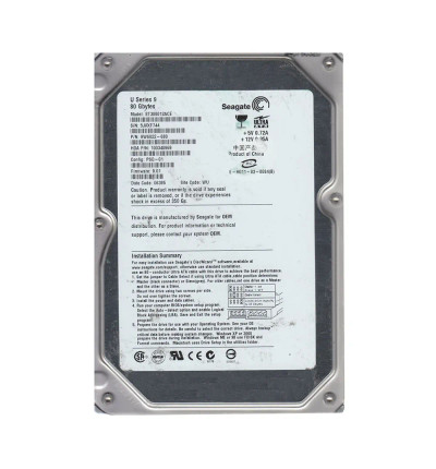 9W6022-680 - Seagate 80GB 7200RPM IDE ATA/100 2MB 3.5" HDD