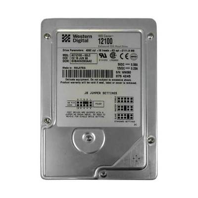 Western Digital 2GB 5400RPM ATA-33 3.5-inch Hard Drive for storage in desktop computers